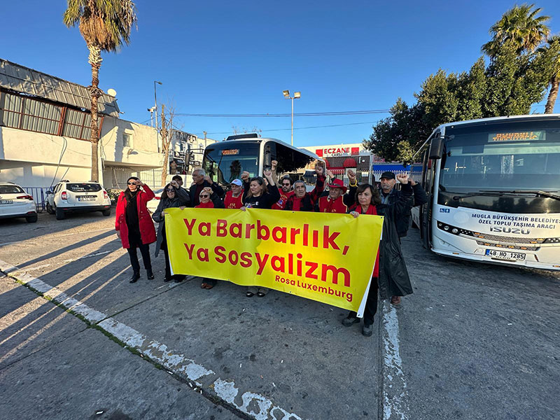 Rosa Luxemburg Bodrum'da anıldı