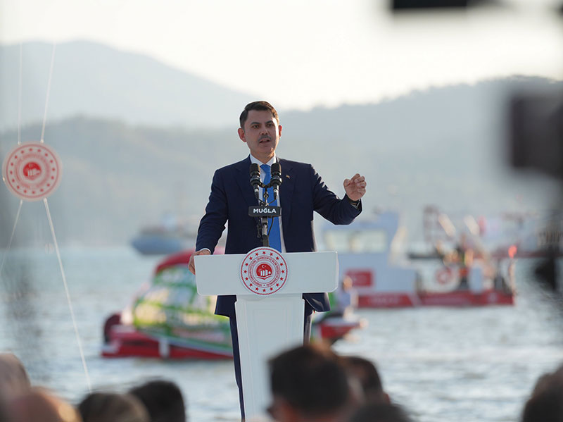 Çevre, Şehircilik ve İklim Değişikliği Bakanı Murat Kurum, Muğla’nın Fethiye ilçesinde, 08 Eylül 2026