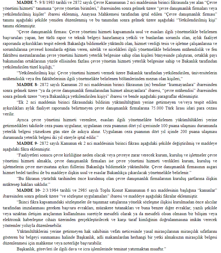 Resmi Gazete, Kat Müliyeti Kanunu, Mayıs 2026 2