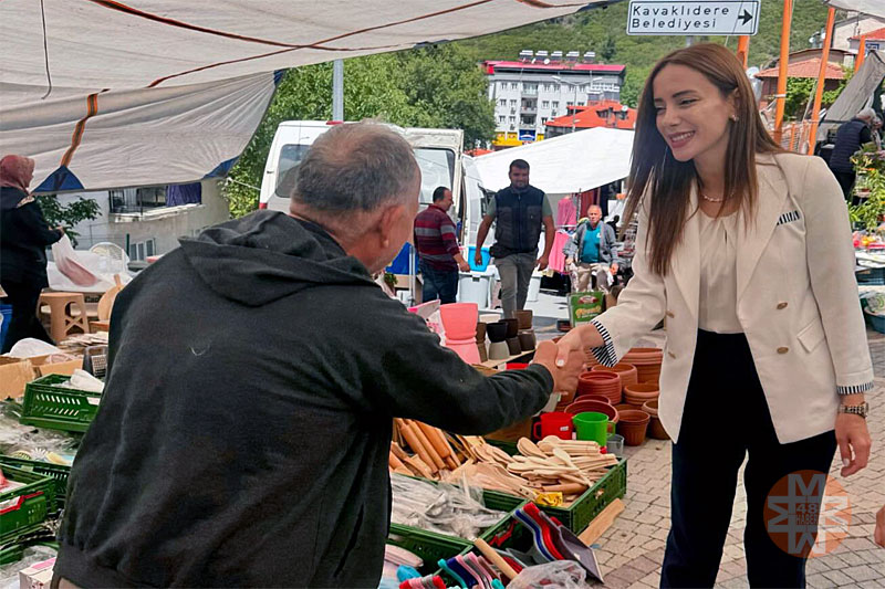 Kavaklıdere pazarını gezdiler, 24 Mayıs 2024