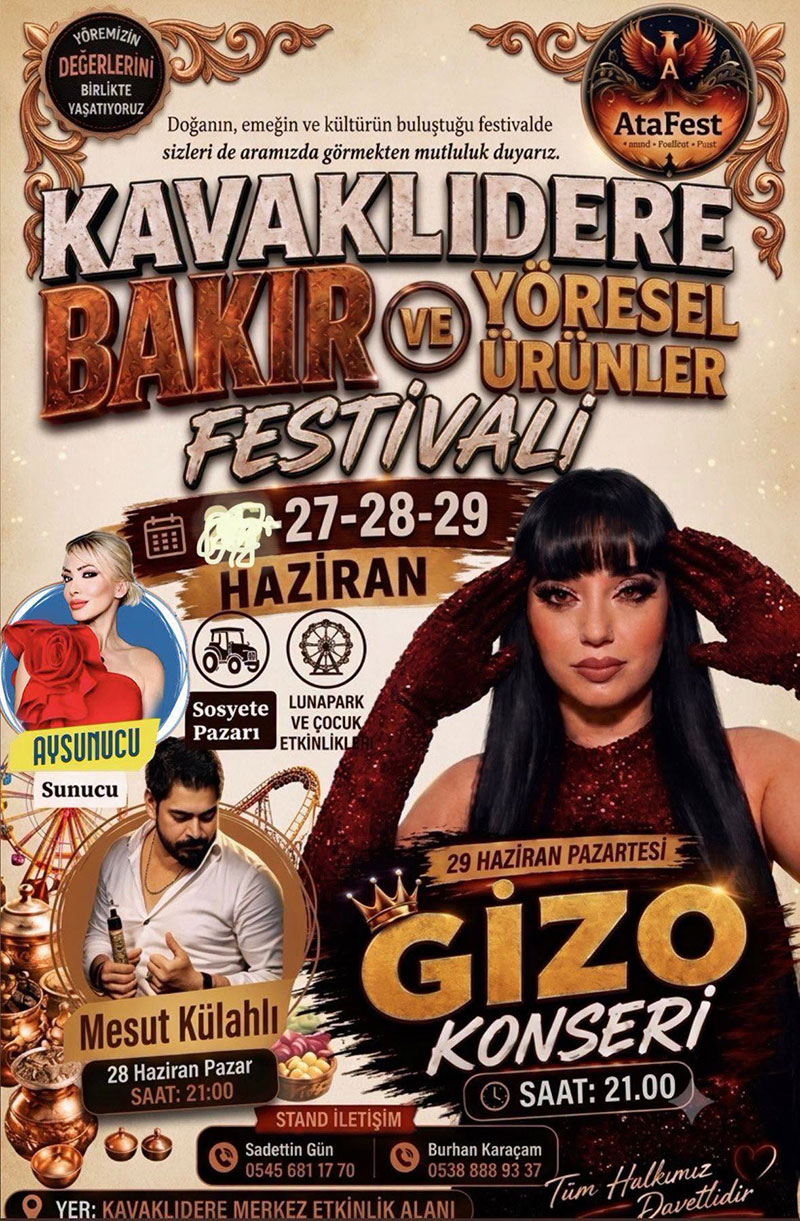 Kavaklıdere Bakır ve Yöresel Ürünler Festivali, 2026
