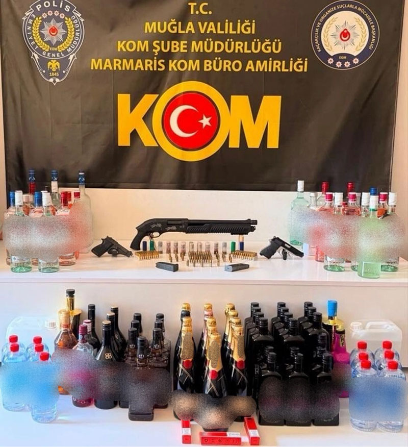 Muğla'da büyük silah operasyonu 2
