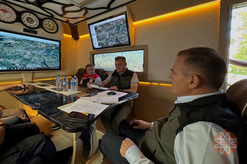Muğla Valisi Dr. İdris Akbıyık, Köyceğiz orman yangını 19.09.2025
