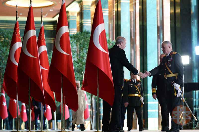 Cumhurbaşkanı Recep Tayyip Erdoğan, 29 Ekim Cumhuriyet Bayramı etkinlikleri, külliye kabul