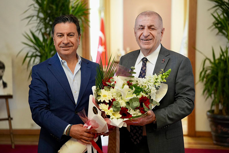 Zafer Partisi Genel Başkanı Özdağ, Muğla BB Başkanı Ahmet Aras ziyaret, Nisan 2026