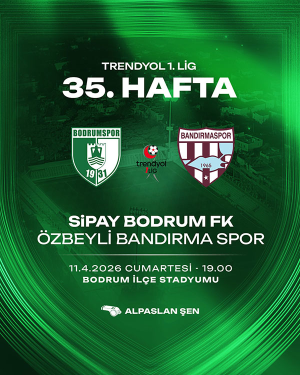 Sipay Bodrum FK - Bandırmaspor, 11 Nisan 2026