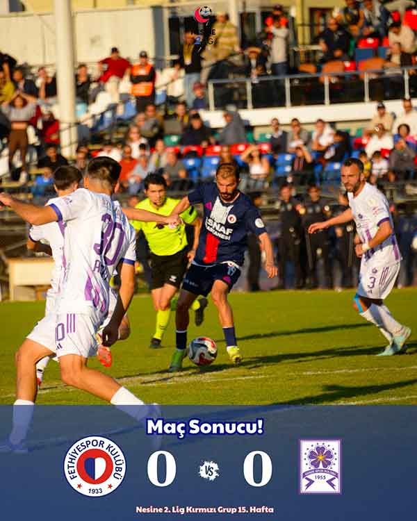 Fethiyespor 0 - 4 Gebzespor (Görsel: Fethiyespor)