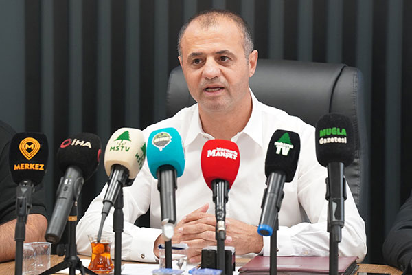 Muğlaspor Kulüp Başkanı menaf Kıyanc, Eylül 2025