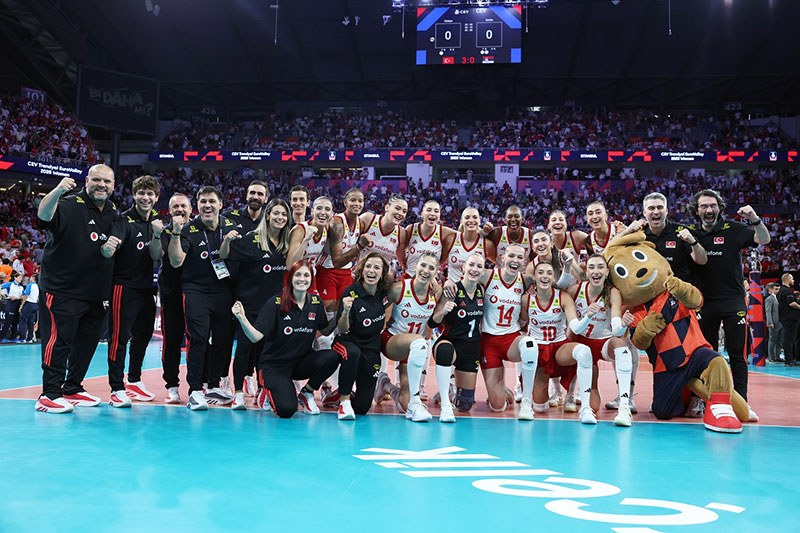 A Milli Kadın Voleybol takımı Avrupa Şampiyonu