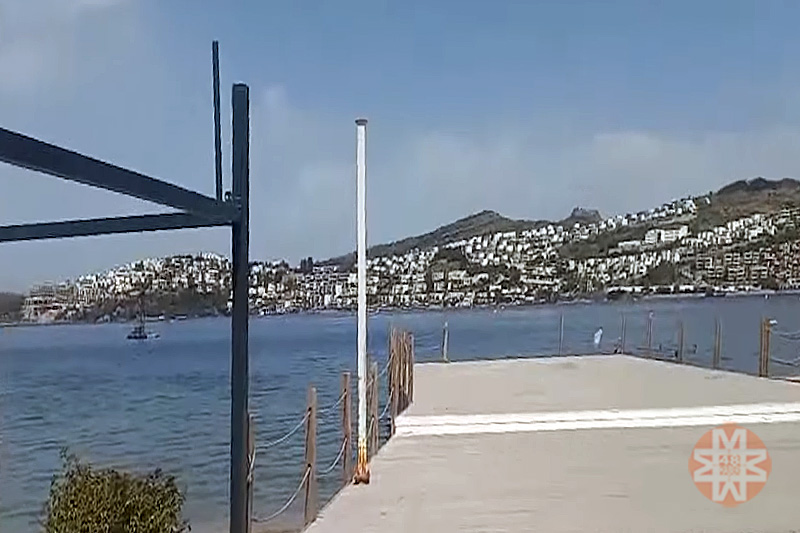 Gündoğan'da ücretsiz plaja iskele iddiası, Mayıs 2025