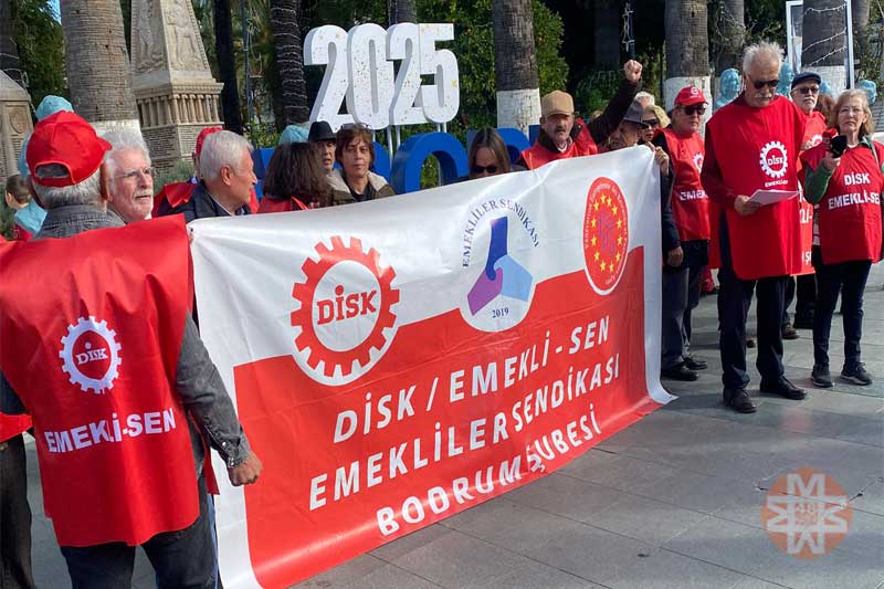 Emekli-Sen Bodrum'dan eylem, 22 Aralık 2024