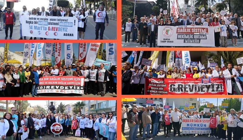 14 Mart'ta Sağlık Emekçileri Muğla'da da G(ö)REV’deydi, 2025