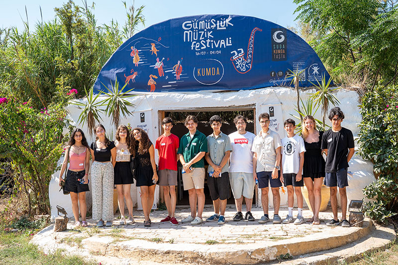 Gümüşlük Festival Akademisi’nde Piyano 1 sınıfı öğrencileri, 2025