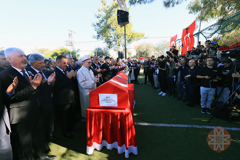 Şehit olan Astsubay Başçavuş Emrah Kuran cenaze, 14 Kasım 2025