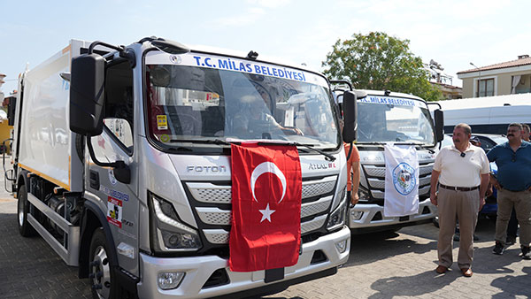 Milas Belediyesi'ne yeni araç filosu 3