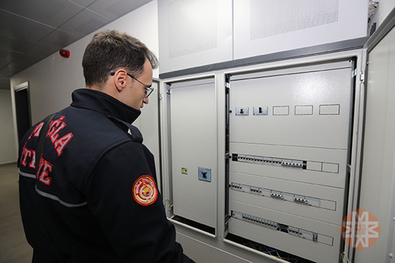 Muğla Büyükşehir Belediyesi İtfaiyesi yangın denetimleri, Şubat 2025 - (Görsel: MBB)