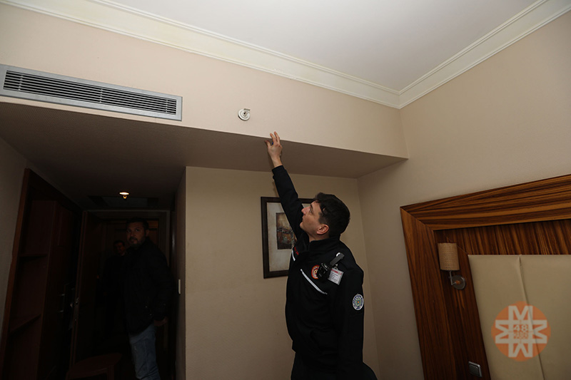 Muğla Büyükşehir Belediyesi İtfaiyesi yangın denetimleri, Şubat 2025 - (Görsel: MBB) 2