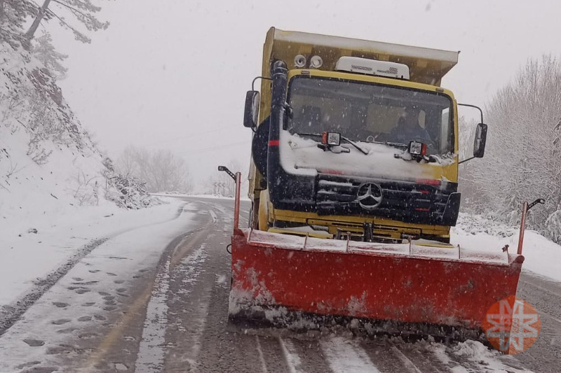 Kavaklıdere ve Menteşe'de karla mücadele 2