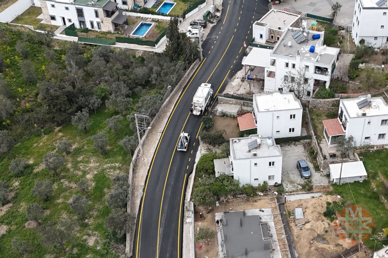 Dereköy-Peksimet yolu yenilendi, Nisan 2025