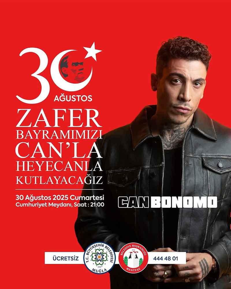 2025 MBB 30 Ağustos Zafer Bayramı Can Bonomo konseri
