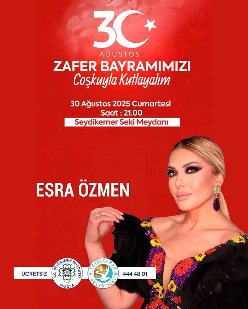 2025 MBB 30 Ağustos Zafer Bayramı Esra Özmen konseri