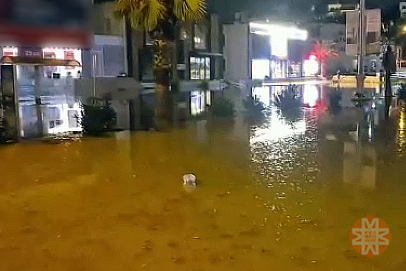 Bodrum Aşırı yağış sel, su baskını ve kaza getirdi, 25 Aralık 2025