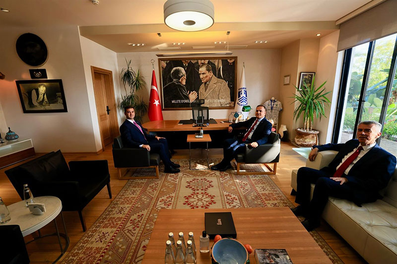 Muğla Valisi Dr. İdris Akbıyık Bodrum Belediyesi ziyareti, 06 Ekim 2025