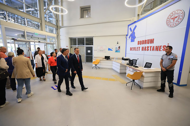 Muğla Valisi Dr. İdris Akbıyık Bodrum Devlet Hastanesi ziyareti, 06 Ekim 2025