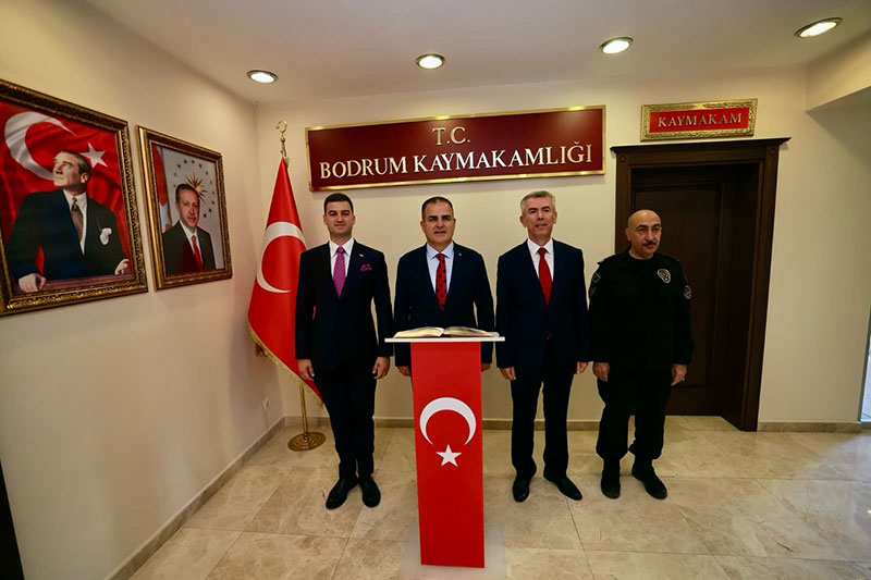 Muğla Valisi Dr. İdris Akbıyık Bodrum Kaymakamlık ziyareti, 06 Ekim 2025