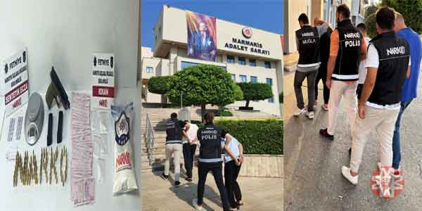 Muğla'nın 2 ilçesinde yüklü miktarda uyuşturucu operasyonları