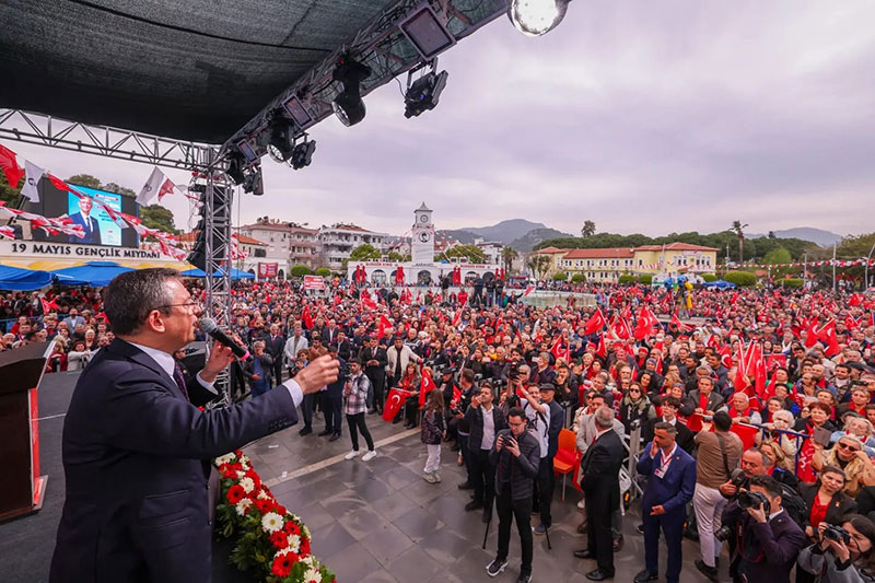 CHP lideri Özgür Özel Muğla'da 2