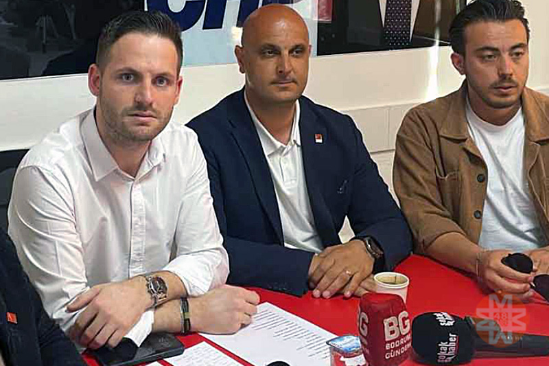 CHP Bodrum ilçe örgütü basın toplantısı, 16 Nisan 2025