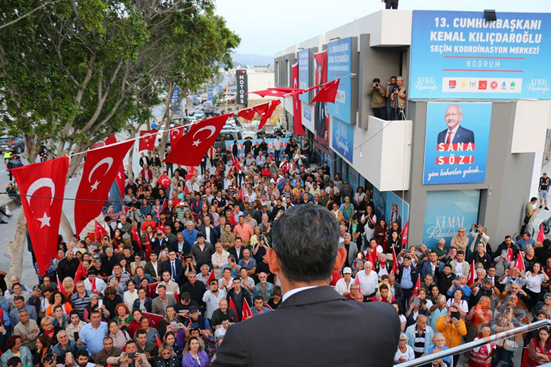 CHP Grup Başkanvekili Özgür Özel Bodrum'a geldi 1