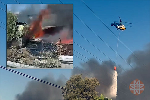 Seydikemer depo yangını