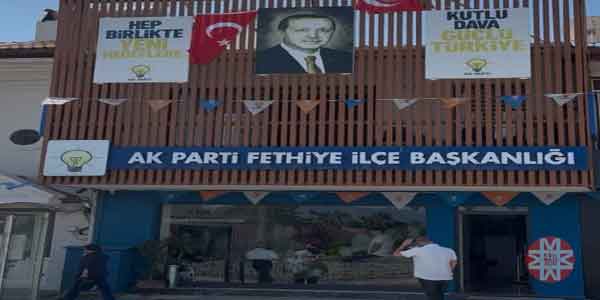 AK PArti Fethiye ilçe başkanlığı binası