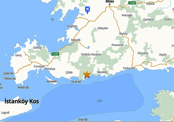 Bodrum Mazıköy deprem, 1 Mayıs 2025