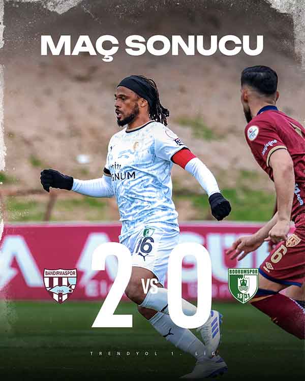 Bandırmaspor - Sipay Bodrum FK