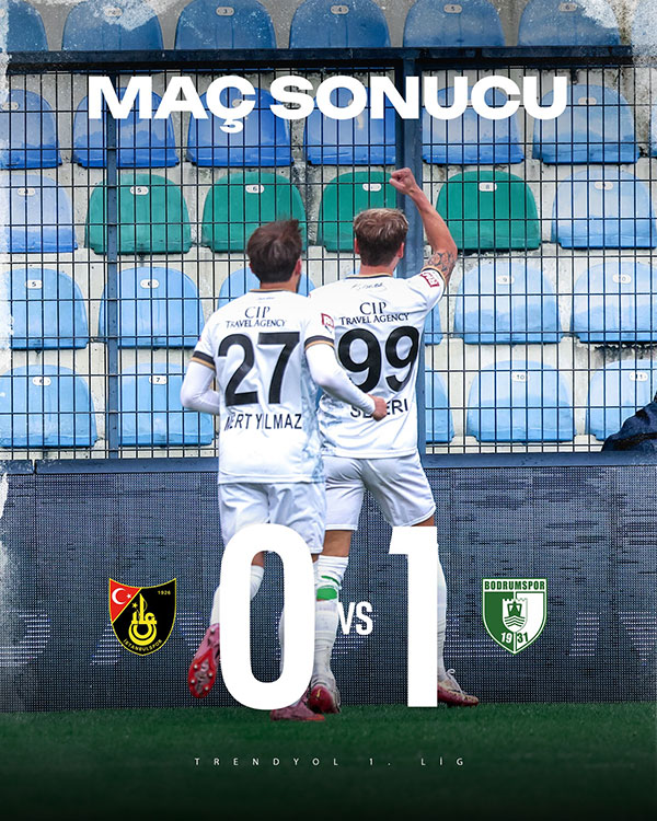 İstanbulspor 0 - 1 Sipay Bodrum FK