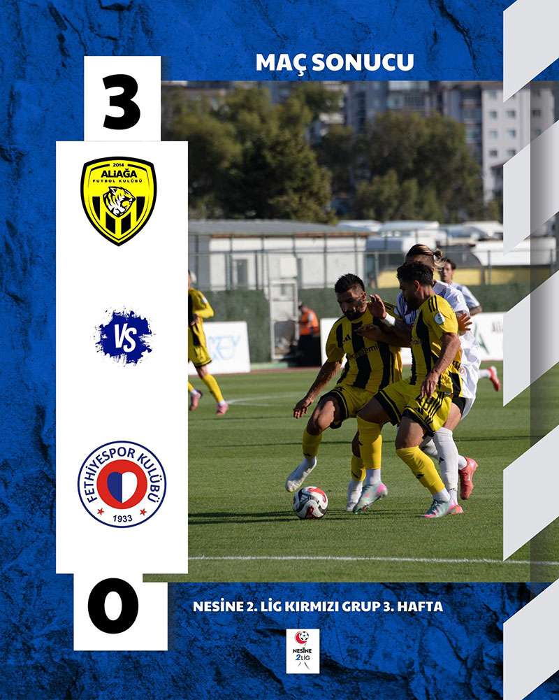 Aliağa FK 3 – 0 Fethiyespor