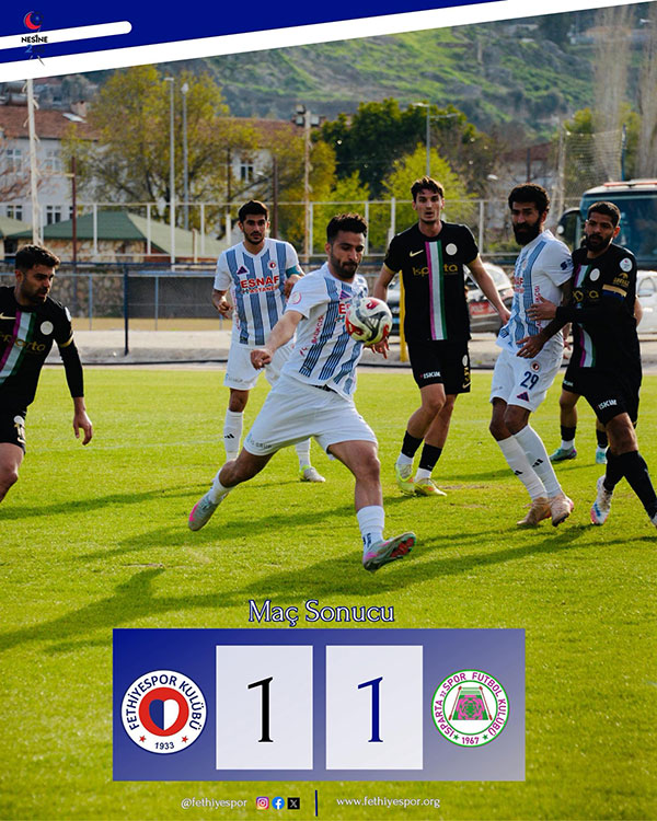 Fethiyespor: 1 - 1 Isparta 32 Spor