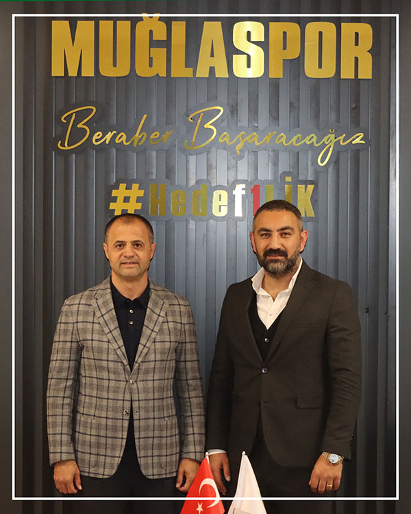 Muğlaspor Kulübü Başkanı Menaf Kıyanç, iş insanı Efkan Zeytinoğlu
