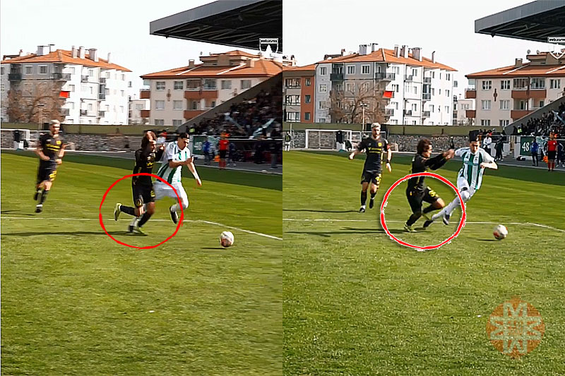 Muğlaspor - MKE Ankaragücü penaltı pozisyonu, 15 Mart 2026