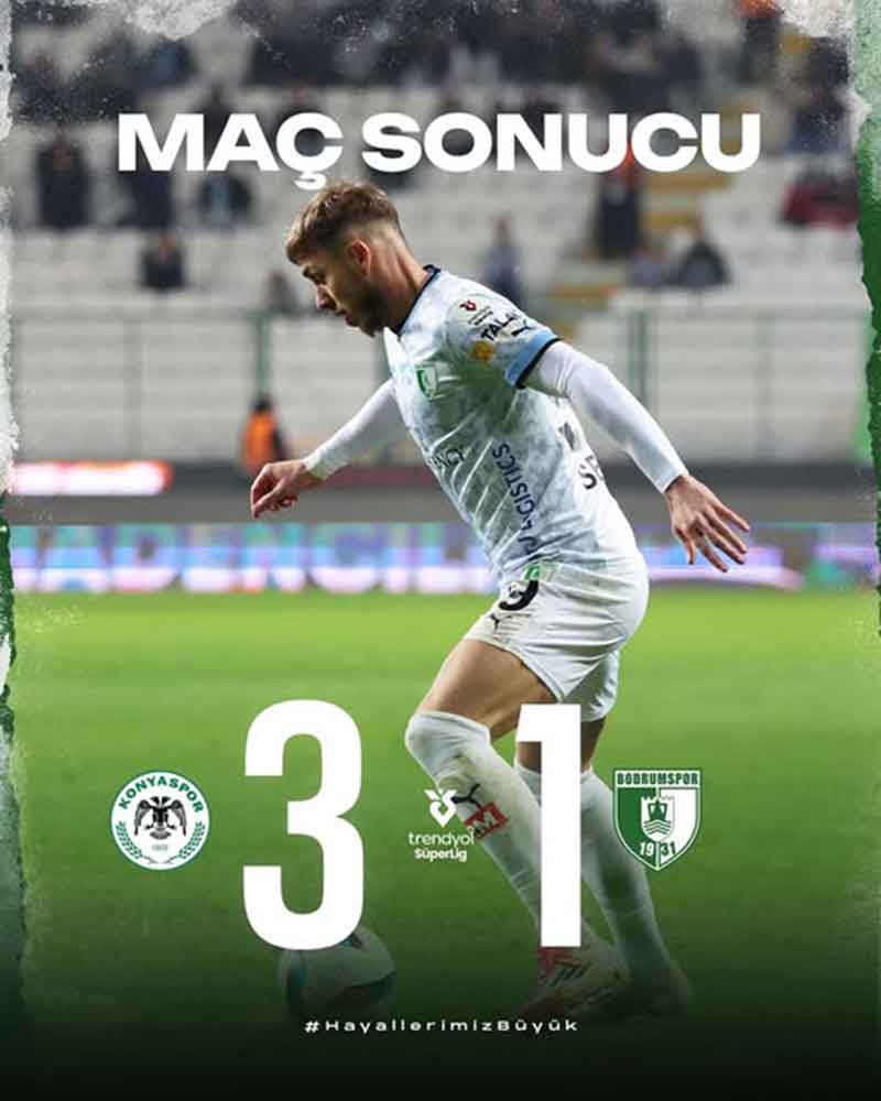 TÜMOSAN Konyaspor 3 - 1 Sipay Bodrumspor FK