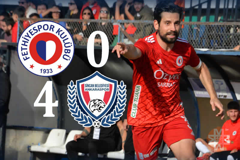 Fethiyespor sahasında 0-4 yenildi