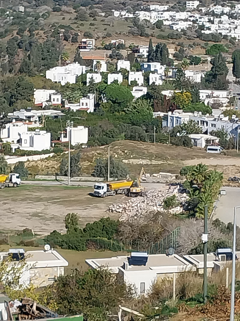 Gümüşlük sahası yıkım, 13 Kasım 2025