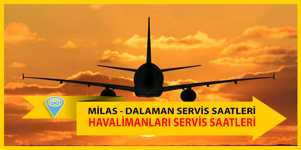 Havalimanları servis saatleri